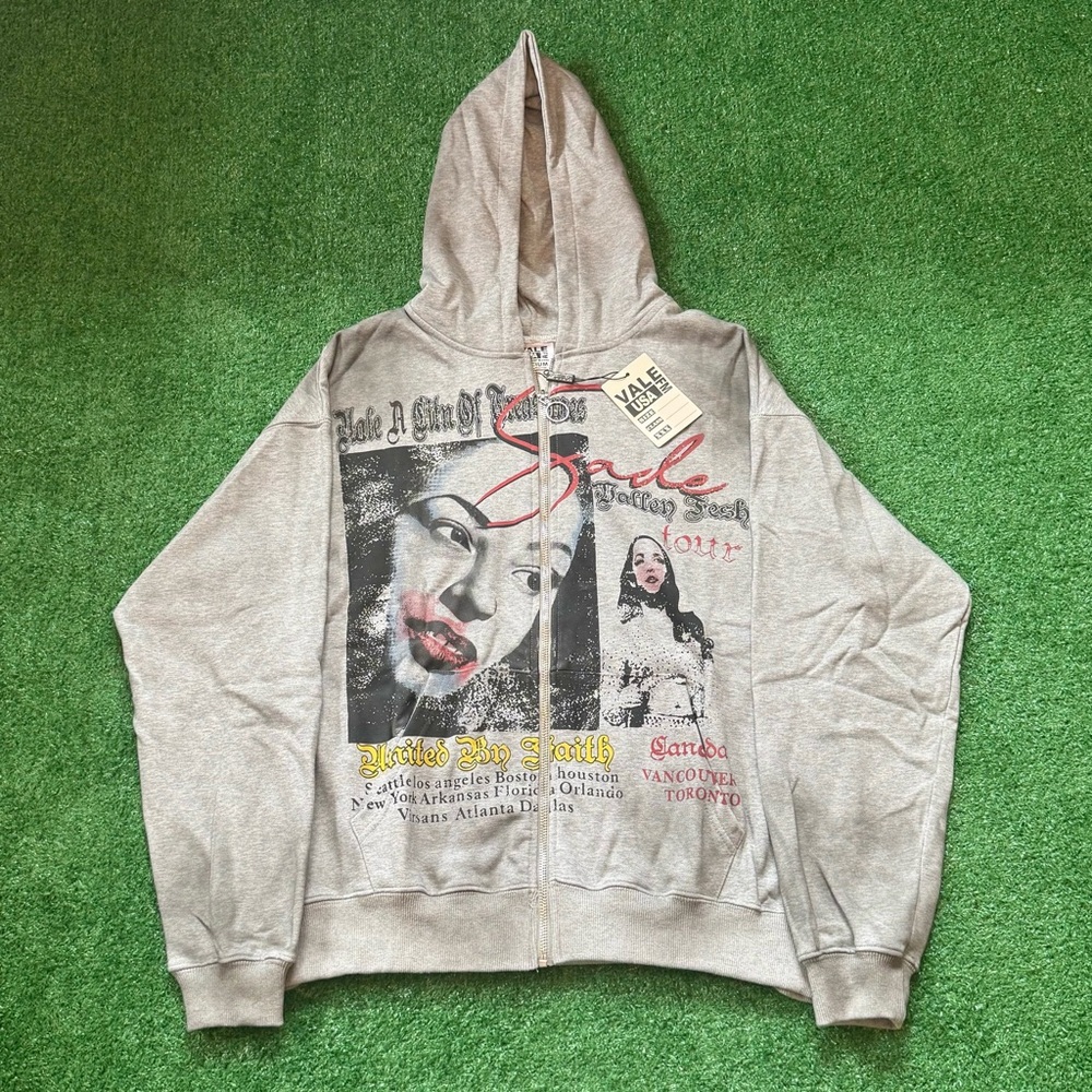 Vale Forever Fest Zip Up Grey